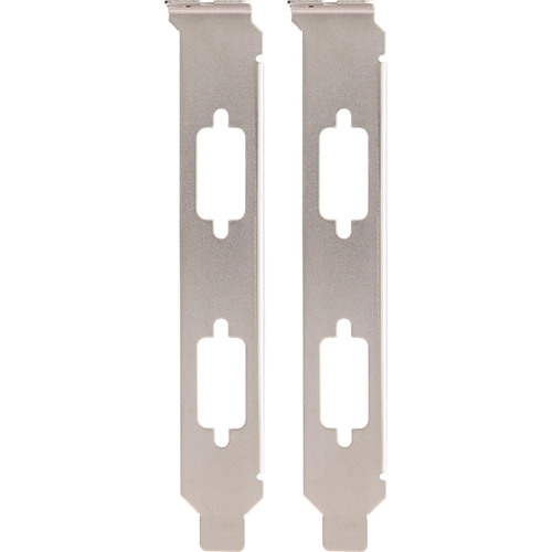 InLine® Slotblech für 2x Sub-D 9pol, beidseitig nutzbar, 2er Pack