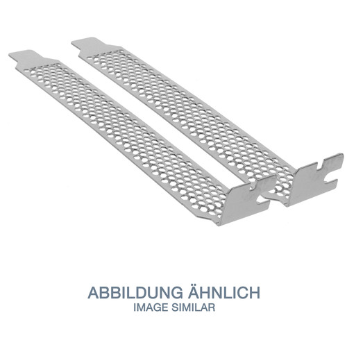 InLine® Slotblech perforiert, 2er Pack, silber Slotbleche