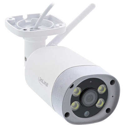 InLine® SmartHome HD Kamera außen mit LED, IP66 (Produktbild 1)
