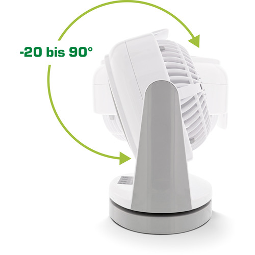 InLine® SmartHome WLAN Tischventilator, rotierend, weiß-grau