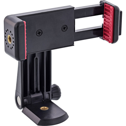 InLine® Smartphone Halterung, 55–85mm, 1/4 Gewinde & Kaltschuh, schwarz