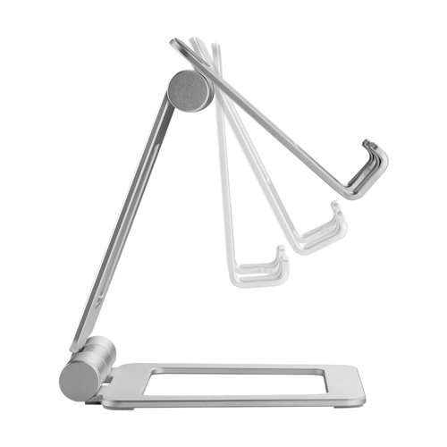 InLine® Smartphone & Tablet Halter, Aluminium, klappbar, bis 10 Zoll