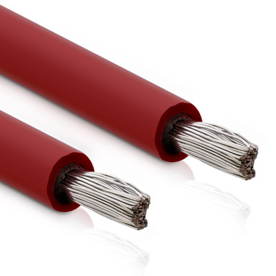 InLine® Solar Installationskabel Meterware H1Z2Z2-K 4mm² rot 100m