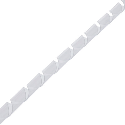 InLine Spiralband Kabelschlauch 10m, weiß, 10mm
