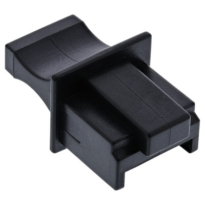 InLine® Staubschutz, für RJ45 Buchse, Farbe: schwarz, 100er Pack