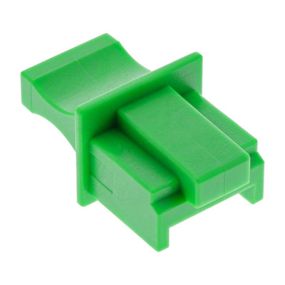 InLine® Staubschutz, für RJ45 Buchse grün 10er Blister (Produktbild 1)