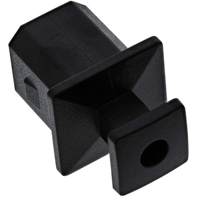 InLine Staubschutz, für USB B Buchse, schwarz, 50er Pack