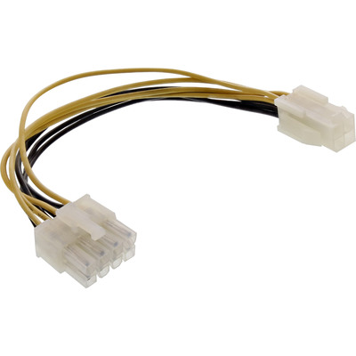 InLine® Stromadapter intern, 4pol ATX1.3 Netzteil zu 8pol ATX2.0 Mainboard (Produktbild 1)