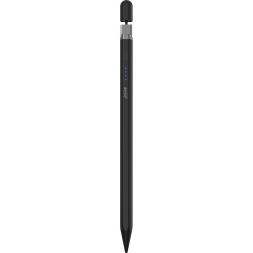 InLine® Stylus, Tabletstift für Apple iPads, mit Akku, USB-C, schwarz