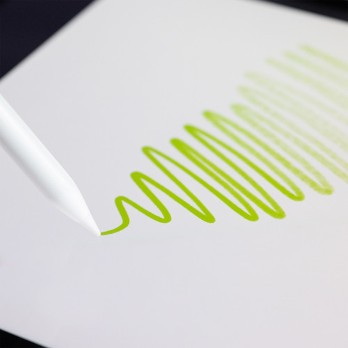 InLine® Stylus, Tabletstift für Apple iPads, mit Akku, USB-C, weiß