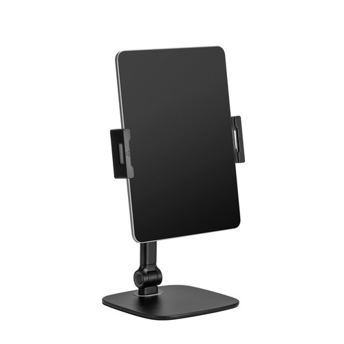InLine® Tablet Tischhalterung mit Standfuß, bis 12,9, schwarz