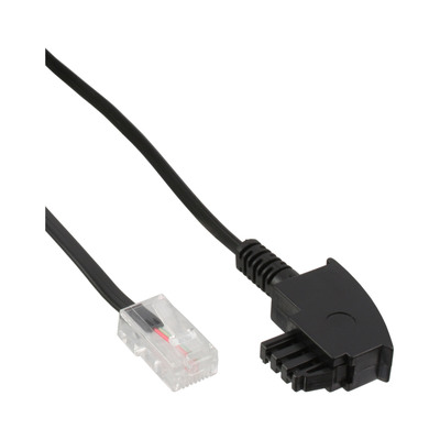 InLine TAE-F Kabel für DSL-Router, TAE-F Stecker an RJ45 8P2C, 25m (Produktbild 1)