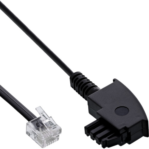 InLine® TAE-F Kabel für DSL Splitter, TAE-F an Western 6/2 DEC, 20 m