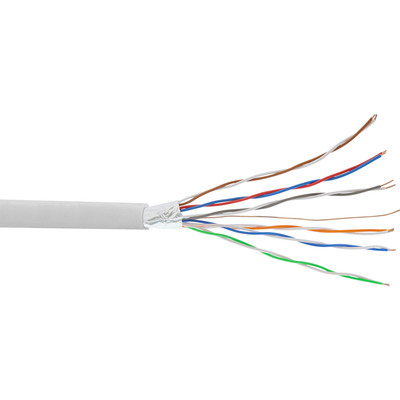 InLine® Telefon-Kabel 12-adrig, 6x2x0,6mm, zum Verlegen, 25m Ring