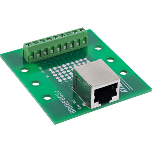 InLine® Terminalblock, RJ45 Buchse, gerade, für Hutschiene