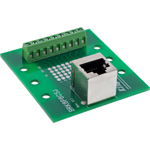 InLine® Terminalblock, RJ45 Buchse, nach oben, für Hutschiene