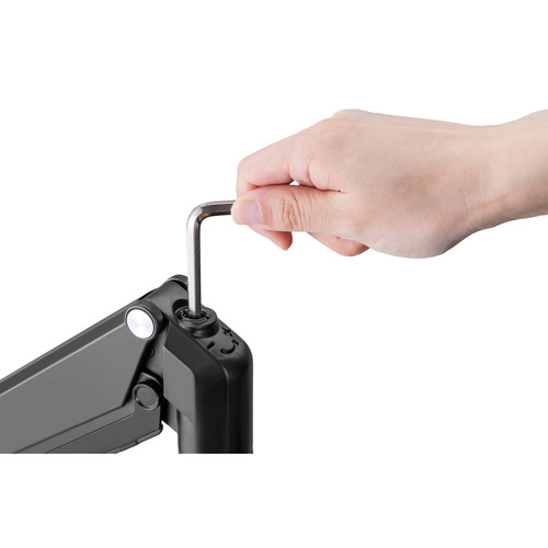 InLine® Tischhalterung mit Lifter, für zwei Monitore bis 82cm (32), 9kg