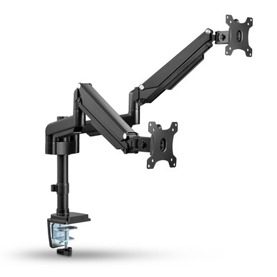 InLine® Tischhalterung mit Lifter, für zwei Monitore bis 82cm (32), 9kg