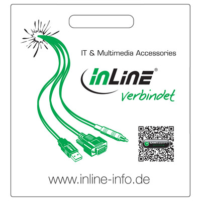 InLine® Tragetasche ...verbindet, weiß (Produktbild 1)