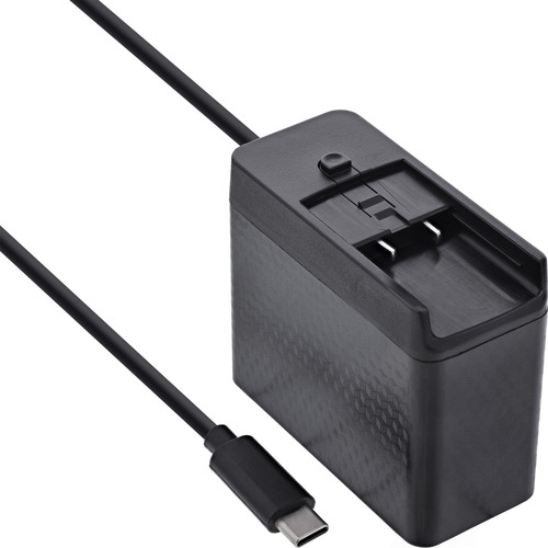 InLine® TravelCharge USB-C Netzteil 140W, GaN, festes Kabel, EU/UK/US, schwarz