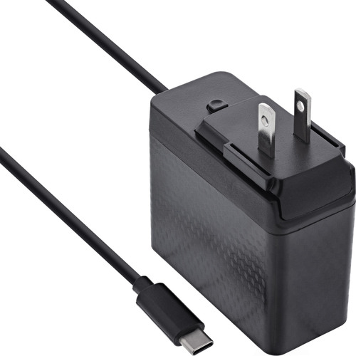InLine® TravelCharge USB-C Netzteil 140W, GaN, festes Kabel, EU/UK/US, schwarz