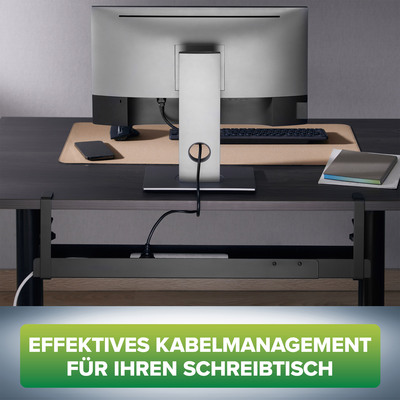 InLine® Universal Kabelführungsschiene, 3-Stufen 80/100/120cm