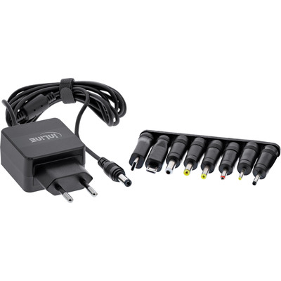 InLine® Universal Steckernetzteil, 5V/15W, mit 8 Wechselsteckern Micro-USB USB-C InLine® Universal Steckernetzteil, 5V/15W, mit 8 Wechselsteckern Micro-USB USB-C