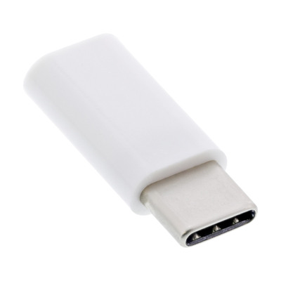InLine® USB 2.0 Adapter, USB-C Stecker auf Micro-USB Buchse (Produktbild 1)