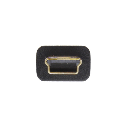 InLine® USB 2.0 Flachkabel, USB A an Mini-B, schwarz, 0,3m