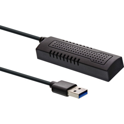 InLine USB 3.1 zu SATA 6Gb/s Konverter Kabel, USB A Stecker, 0,9m