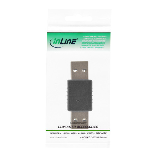 InLine® USB 3.2 Gen.1 Adapter, Stecker A auf Stecker A