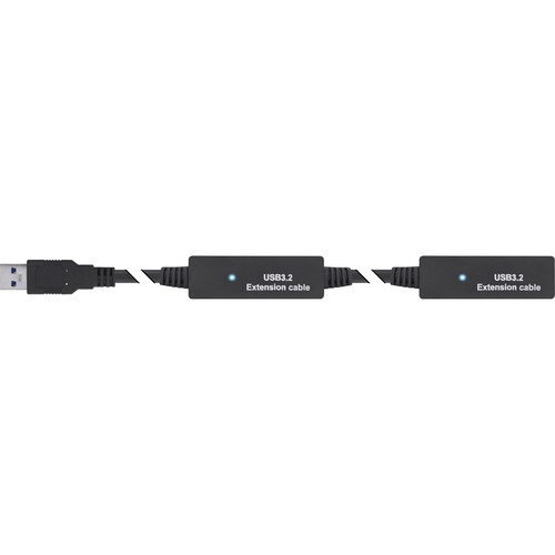 InLine® USB 3.2 Gen.1 Aktiv-Verlängerung, USB-A Stecker an USB-C Buchse, 10m