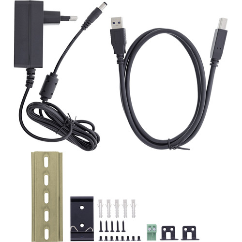 InLine® USB 3.2 Gen.1 Industrie-Hub, 4 Port, Aluminiumgehäuse, mit Netzteil