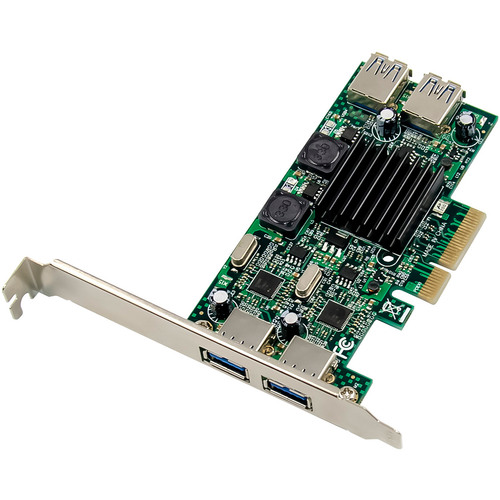 InLine® USB 3.2 Gen.1 PCIe Schnittstellenkarte, 4-Port, intern/extern I/O-Karten