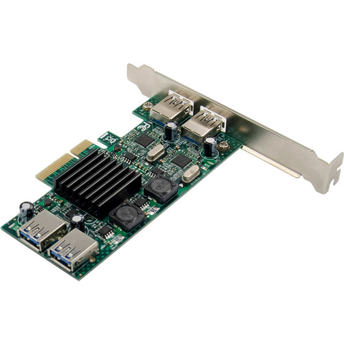 InLine® USB 3.2 Gen.1 PCIe Schnittstellenkarte, 4-Port, intern/extern