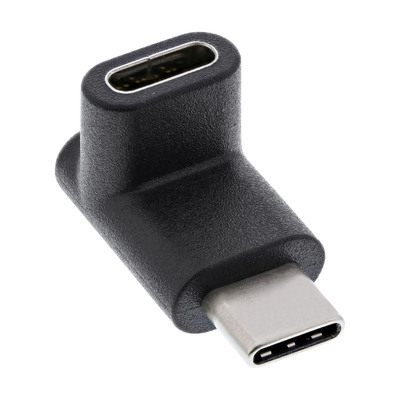 InLine® USB 3.2 Gen.2 Adapter, USB-C Stecker an C Buchse, oben/unten gewinkelt (Produktbild 1)