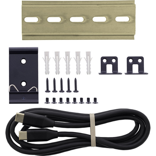 InLine® USB 3.2 Industrie-Hub, 4-Port USB PoE, 3x USB-A, 1x USB-C