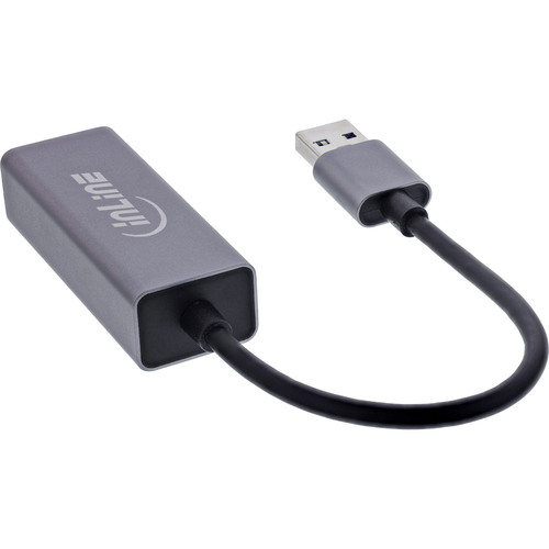 InLine® USB 3.2 Netzwerkadapter Kabel, USB-A zu RJ45 Gigabit Netzwerk