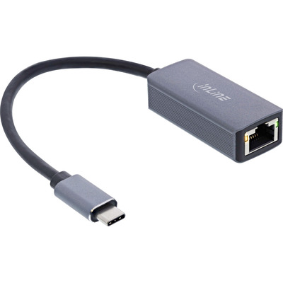 InLine® USB 3.2 zu 2,5 Gb/s Netzwerk-Adapterkabel, USB-C zu RJ45 (Produktbild 1)