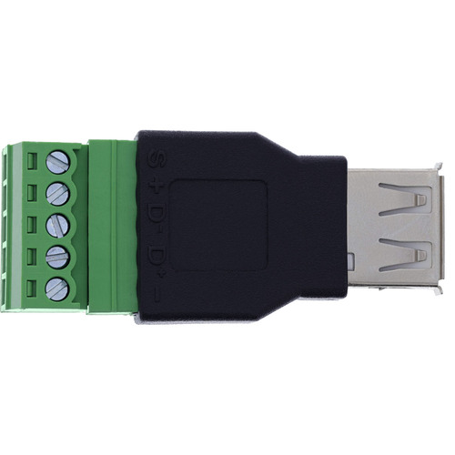 InLine® USB-A Buchse auf Terminalblock, 5-polig, ohne Kabel