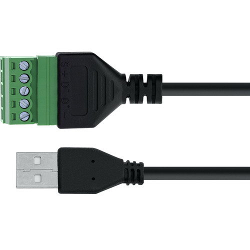 InLine® USB-A Stecker an Terminalblock, 5pol, mit Kabel
