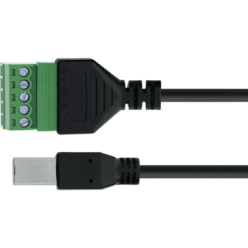 InLine® USB-B Stecker an Terminalblock, 5pol, mit Kabel