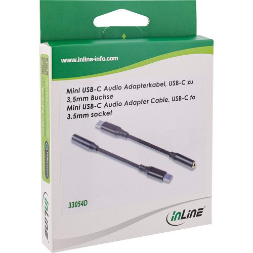 InLine® USB-C Audio Adapter, USB-C zu 3,5mm Buchse