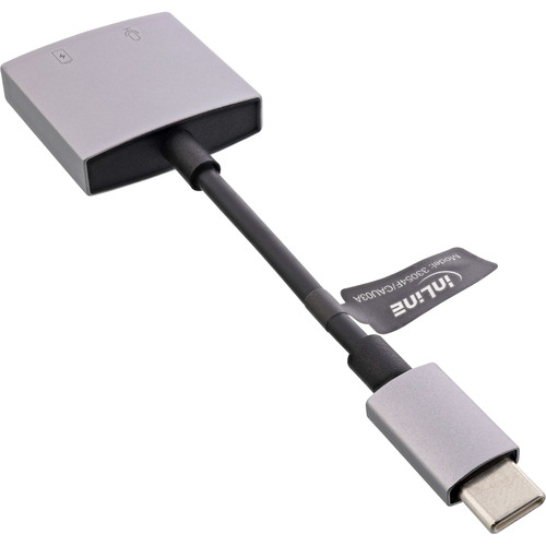 InLine® USB-C Audio Adapter, USB-C zu 3,5mm Buchse + PD 30W