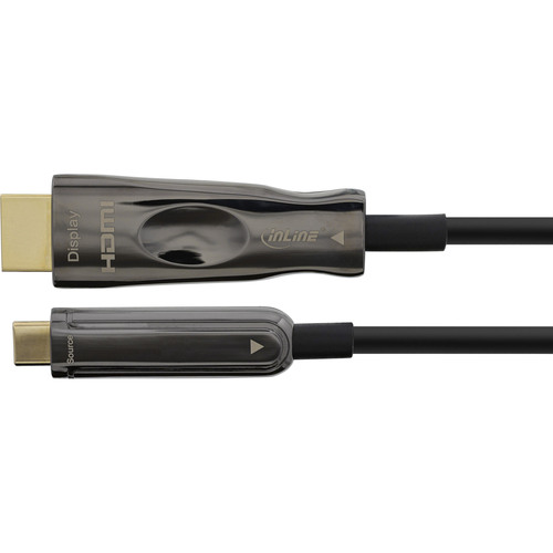 InLine® USB-C auf HDMI AOC Kabel, 4K 60 Hz, DP Alt Mode, 25 m