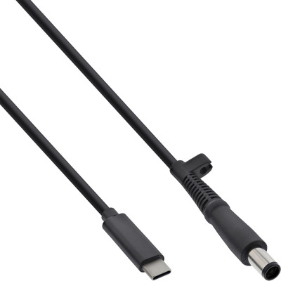 InLine USB-C zu HP Notebook (rund/groß) Ladekabel, 2m (Produktbild 1)