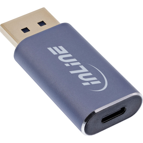 InLine® USB Display Konverter, DisplayPort zu USB-C bidirektional, 8K
