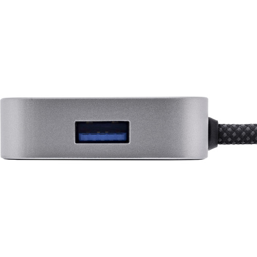 InLine® USB Fingerabdruckscanner mit Hub, Windows Hello, 1,5 m, silber