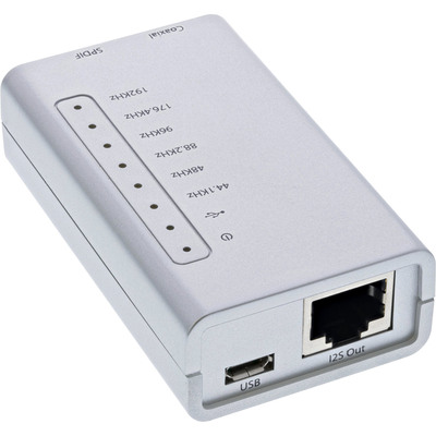 InLine® USB HD Audio Konverter, USB Hi-Fi (24-bit 192kHz) zu Digital Coax / Toslink / I2S Audio Konverter
