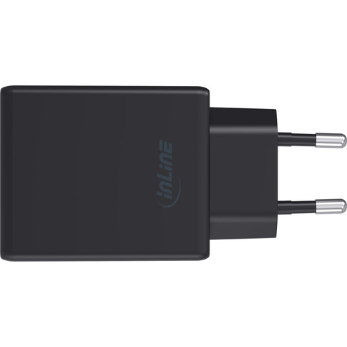 InLine® USB Netzteil Ladegerät, Single USB-C, PD, AVS, 65W, schwarz